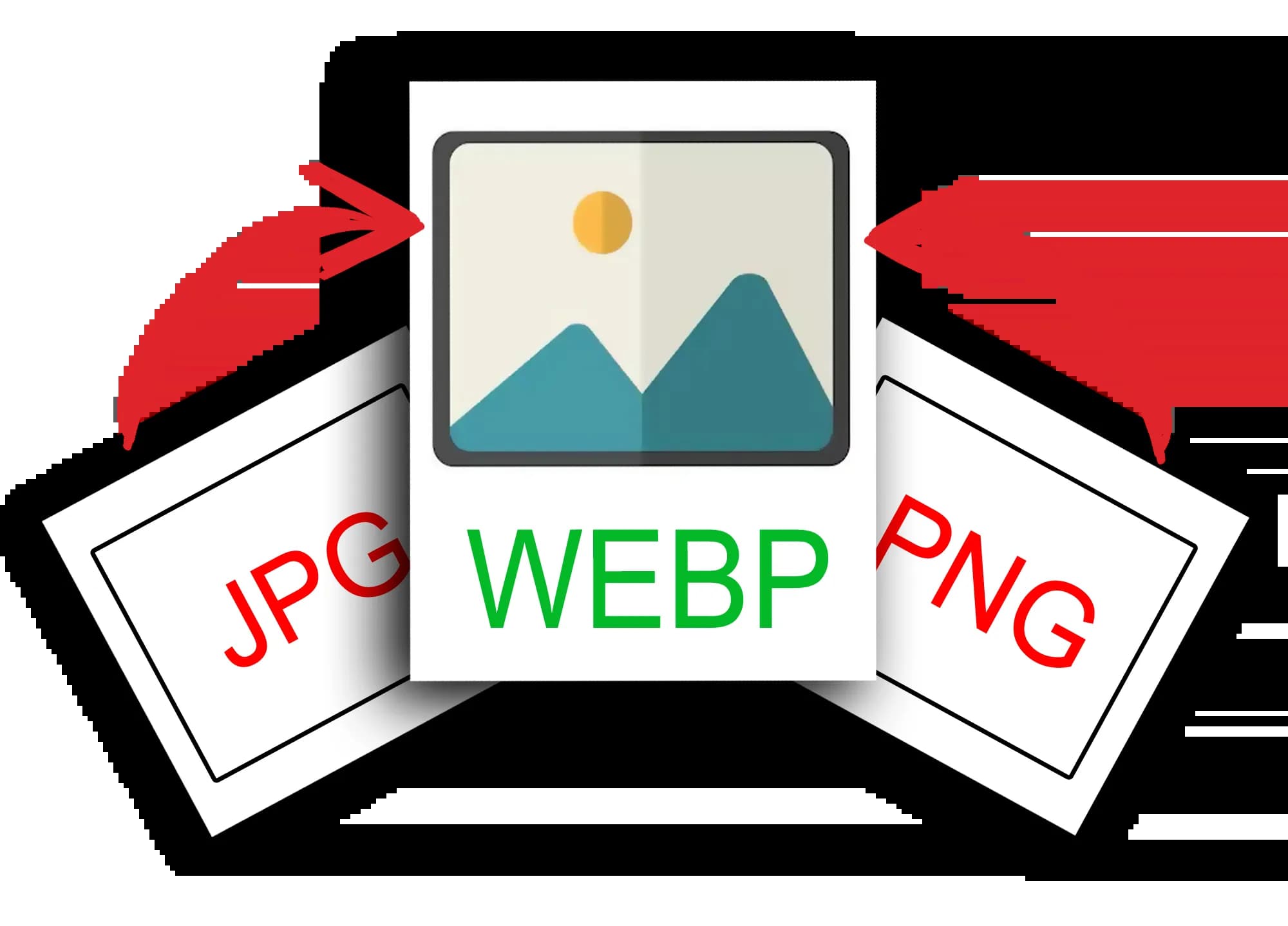 JPG or PNG images to WEBP